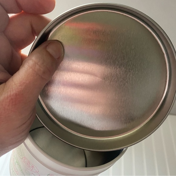 Kate Spade Raspberry Patterned Tin Container - Picture 5 of 7